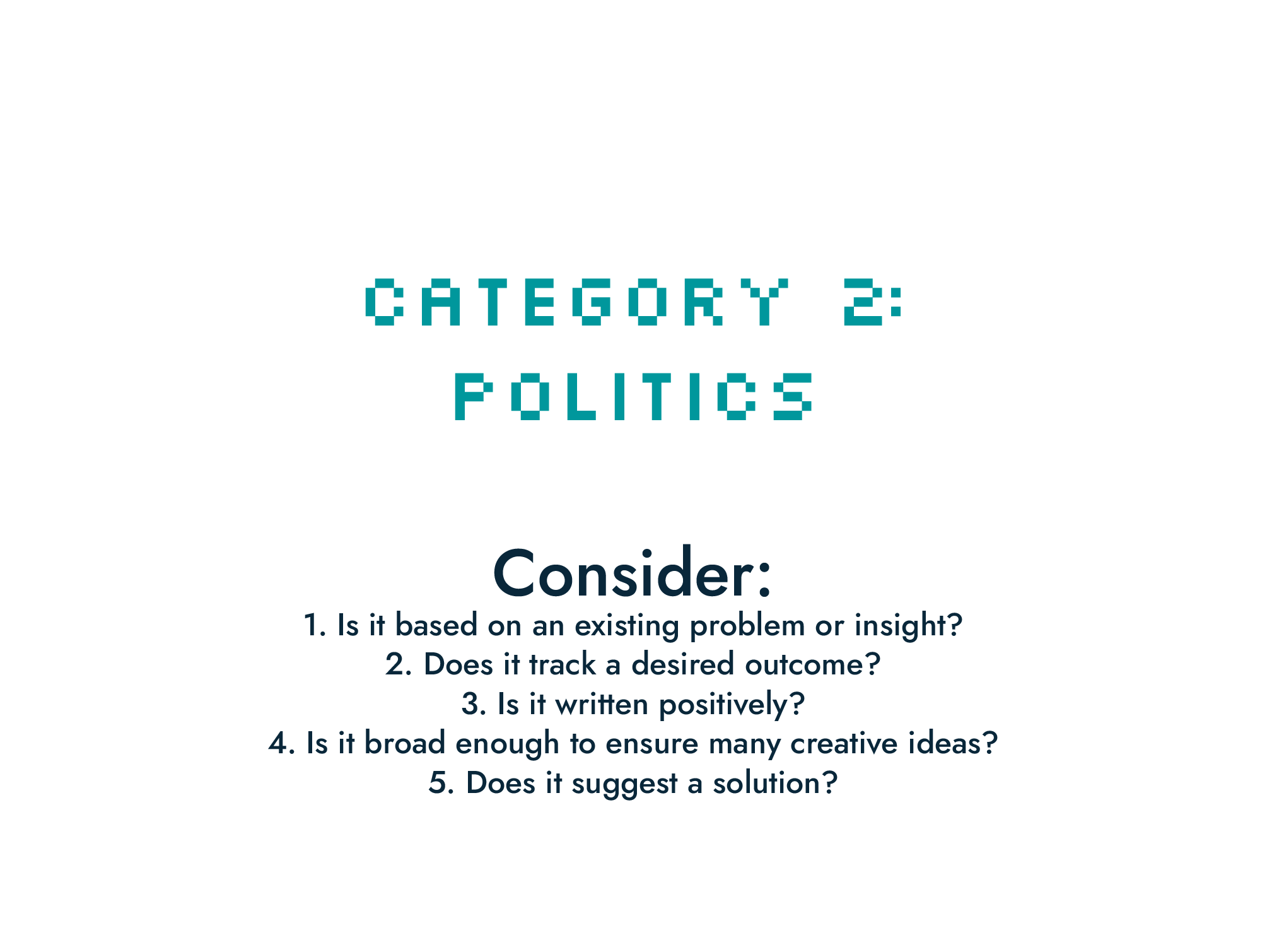 Yes. The HMI statements address the existing issues of underrepresented communities lacking platforms and inclusive spaces. They track the desired outcome of creating inclusive and engaging environments. The statements are written positively and are broad enough to allow for multiple creative solutions across all types of design. 